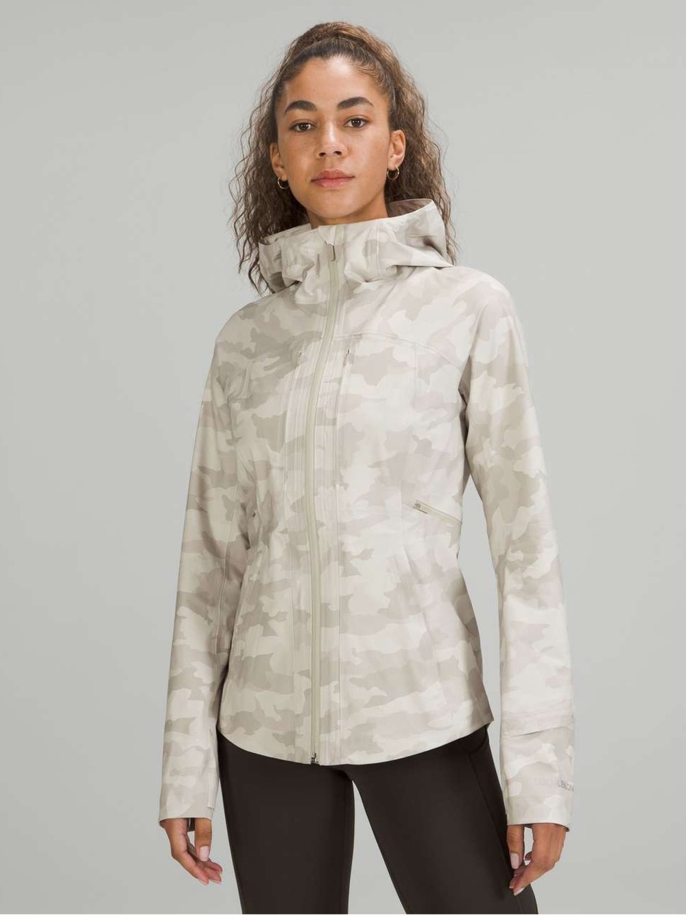 NWT Lululemon Break a Trail Jacket Heritage 365 Camo White Opal Multi Size 8